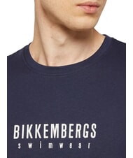 BIKKEMBERGS ICONIC Kurzarm-T-Shirt aus Baumwolle Marine - Herren-T-Shirts - 3