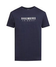 BIKKEMBERGS ICONIC Kurzarm-T-Shirt aus Baumwolle Marine - Herren-T-Shirts - 5
