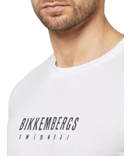 BIKKEMBERGS ICONIC Kurzarm-T-Shirt aus Baumwolle Wei&szlig; - Herren-T-Shirts - 3