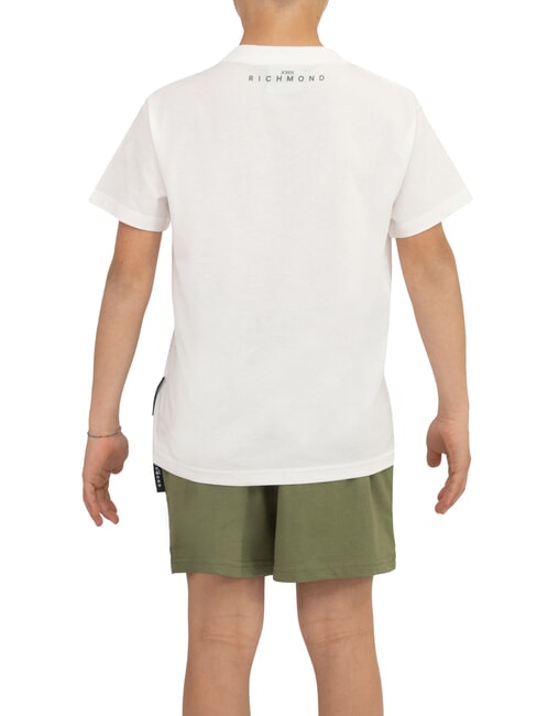 RUNDAVO T-Shirt + Shorts wei&szlig;e Wolkent&auml;nzerin - Trainingsanz&uuml;ge f&uuml;r Kinder