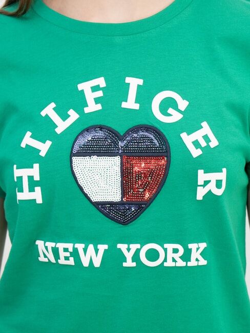 KIDS BIMBA Baumwoll-T-Shirt Olympic Green - Kinder-T-Shirt