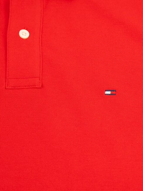 TH Kurz&auml;rmeliges Poloshirt aus Baumwolle Prim&auml;rrot - Herren-Polo-Shirts/Herren-Polo-Shirt/Herrenpoloshirt/Herrenpoloshirts