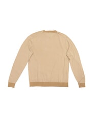 TOMMY HILFIGER TH Pullover aus Baumwollmischgewebe Klassisches Rosa / Optisches Wei&szlig; - Herrenpullover - 4