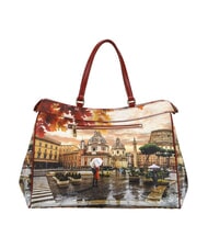 YNOT YESBAG XL Schultertasche Rom regnet - Damentaschen - 3