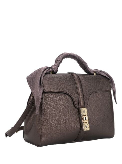 SHADOW Handtasche mit Schulterriemen massive Bronze - Damentaschen