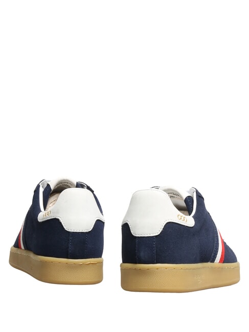 MC ENROE Ledersneakers blau wei&szlig; rot - Herrenschuhe