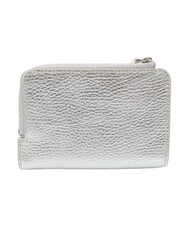 COCCINELLE TASSEL Portemonnaie aus genarbtem Leder SILBER - Brieftaschen Damen - 3