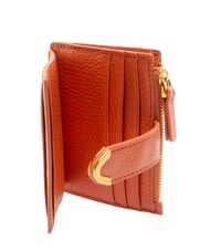 COCCINELLE DEW Kartenetui aus Leder mit M&uuml;nzfach Grenadine Rot - Brieftaschen Damen - 2