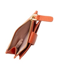 COCCINELLE DEW Kartenetui aus Leder mit M&uuml;nzfach Grenadine Rot - Brieftaschen Damen - 4