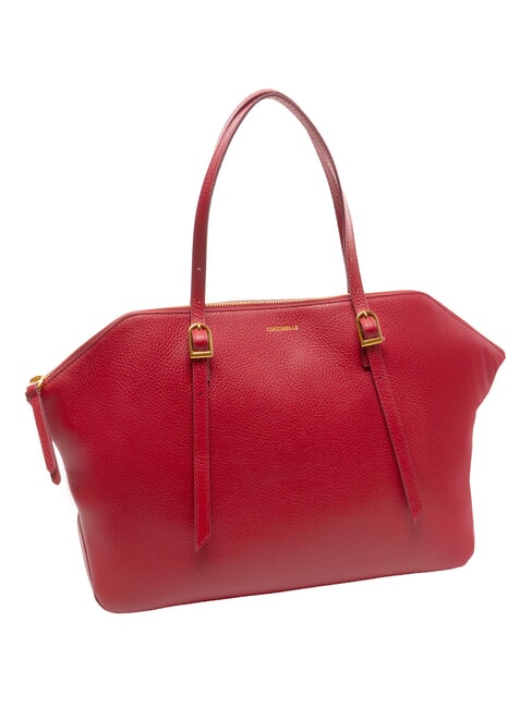 CHERRY Schultertasche, Leder Sangria - Damentaschen