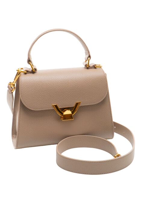 DEW Handtasche mit Schulterriemen warmes Taupe - Damentaschen