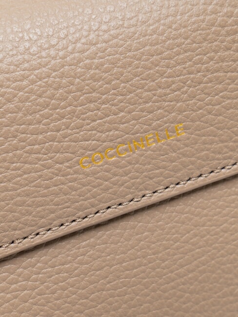 DEW Handtasche mit Schulterriemen warmes Taupe - Damentaschen