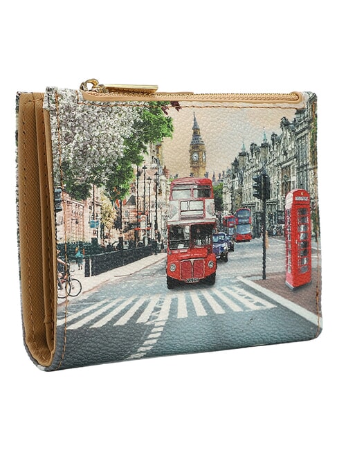 YESBAG Bedruckte Geldb&ouml;rse London Rainbow - Brieftaschen Damen