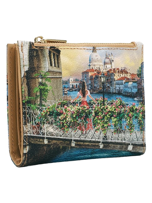 YESBAG Bedruckte Geldb&ouml;rse blumenreicher Kanal - Brieftaschen Damen