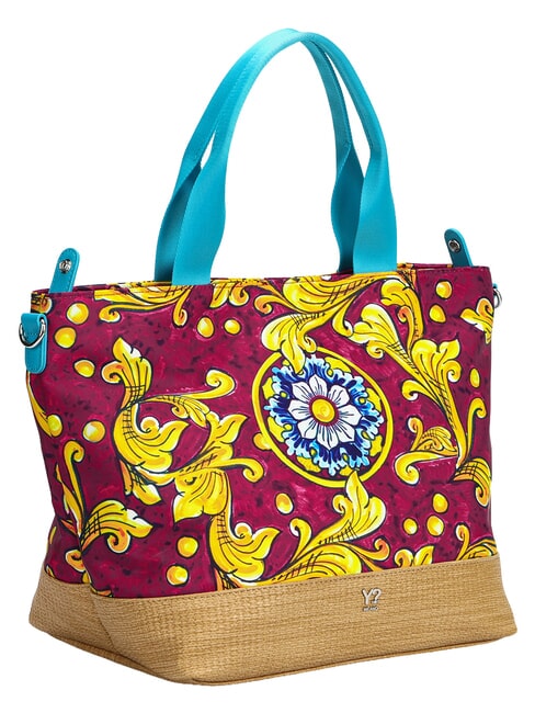 ORTIGIA Handtasche mit Schulterriemen Rubin - Damentaschen