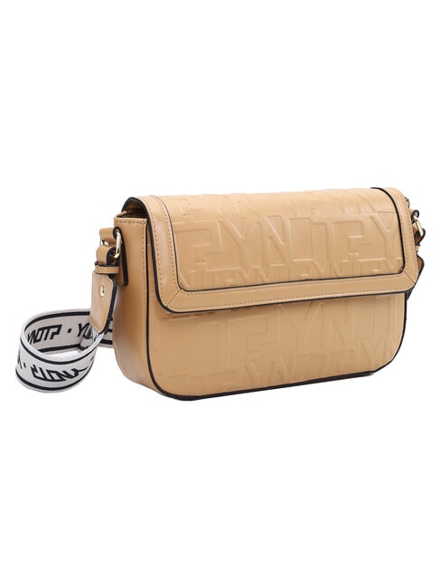 KATE Schultertasche mit Klappe Karamell - Damentaschen