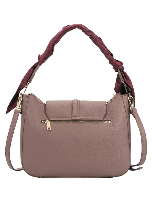 SHADOW Schultertasche mit Schultergurt einfarbig mauve - Damentaschen