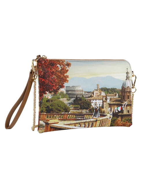YESBAG Flache Clutch mit Manschette Rom Landschaft - Damentaschen