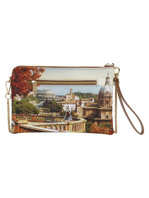 YESBAG Flache Clutch mit Manschette Rom Landschaft - Damentaschen