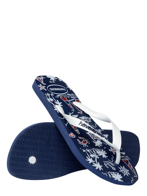 Infradito TOP NAUTISCH Marineblau/Marineblau/Wei&szlig; - Herrenschuhe