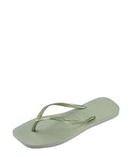 HAVAIANAS SLIM SQUARE Flip-Flops mit quadratischer Zehenpartie Rauchgr&uuml;n - Damenschuhe - 3