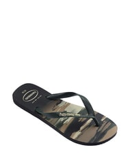 HAVAIANAS Infradito TOP CAMU schwarz/gr&uuml;n oliv - Schuhe Unisex - 3