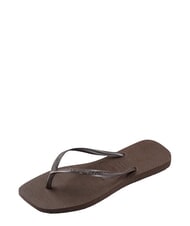 HAVAIANAS SLIM SQUARE Flip-Flops mit quadratischer Zehenpartie Dunkelbro - Damenschuhe - 3