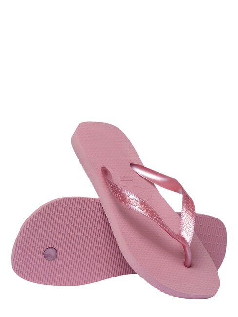 TOP SENSES Flip-Flops Chiffonrosen - Damenschuhe