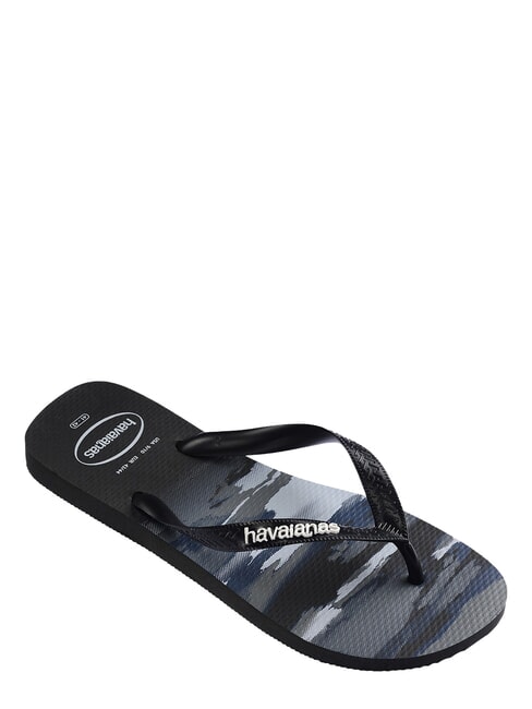 Infradito TOP CAMU SCHWARZ-WEISS - Schuhe Unisex