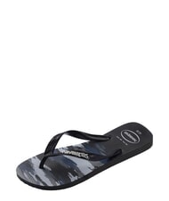HAVAIANAS Infradito TOP CAMU SCHWARZ-WEISS - Schuhe Unisex - 4