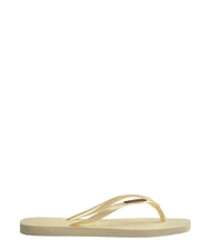 HAVAIANAS SQUARE LOGO Flip-Flops Buttercreme - Damenschuhe - 2
