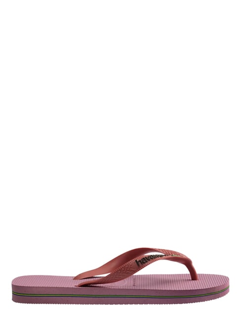 BRASIL LOGO Flip-Flops f&uuml;r Herren Chiffonrosen - Schuhe Unisex