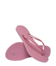 HAVAIANAS SQUARE LOGO Flip-Flops Chiffonrosen - Damenschuhe - 4