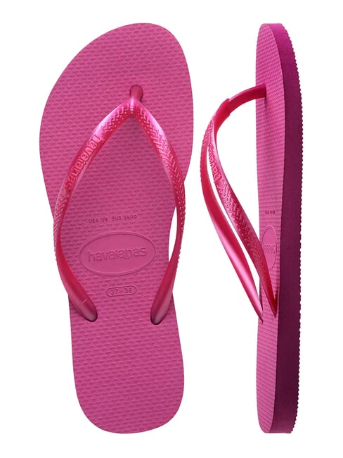 Infradito SCHLANK metallisch-rosa Kaugummi - Damenschuhe