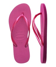 HAVAIANAS Infradito SCHLANK metallisch-rosa Kaugummi - Damenschuhe - 5
