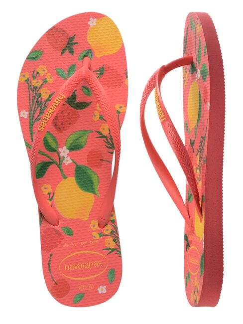 SLIM SUMMER BLISS Flip-Flops tropische Korallen - Damenschuhe