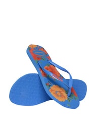 HAVAIANAS SLIM SUMMER BLISS Flip-Flops strahlend blau - Damenschuhe - 4