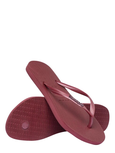 SLIM LOGO Flip Flops Amarant - Damenschuhe
