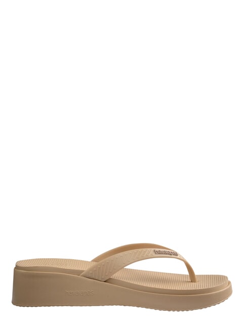 HIGH PLATFORM Flip-Flops golden - Damenschuhe