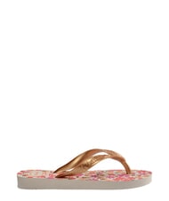 HAVAIANAS FLORES Flip-Flops beige/golden - Kinderschuhe - 2