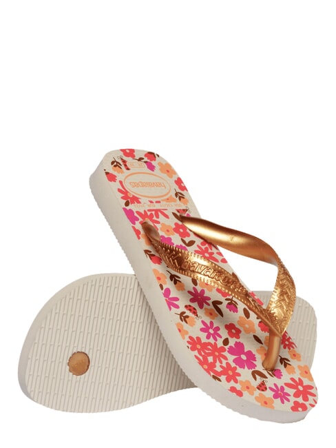 FLORES Flip-Flops beige/golden - Kinderschuhe