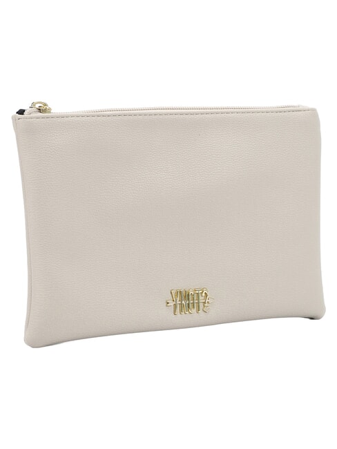 LOVERS Mittelgro&szlig;e flache Clutch-Tasche Creme - Damentaschen