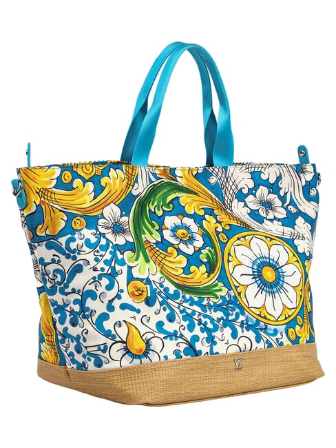 ORTIGIA Gro&szlig;e Strandtasche Aquamarin - Damentaschen