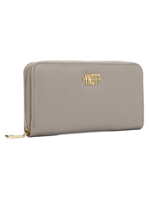 LOVERS Gro&szlig;e Geldb&ouml;rse mit Rei&szlig;verschluss Taupe - Brieftaschen Damen