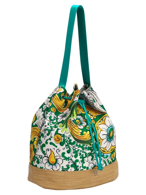 ORTIGIA Beuteltasche Smaragd - Damentaschen