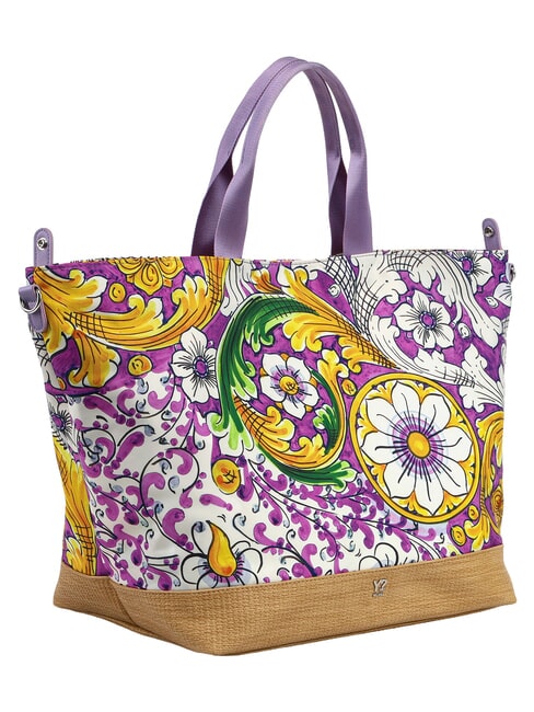 ORTIGIA Gro&szlig;e Strandtasche lila - Damentaschen