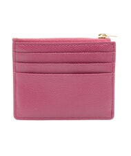 FURLA GARDENIA Flaches Kartenetui aus Leder Himbeere - Brieftaschen Damen - 3