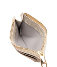 FURLA GARDENIA Flaches Kartenetui aus Leder Perle - Brieftaschen Damen - 2