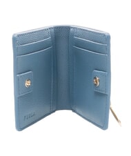 FURLA GARDENIA Vertikale Ledergeldb&ouml;rse Denim - Brieftaschen Damen - 2