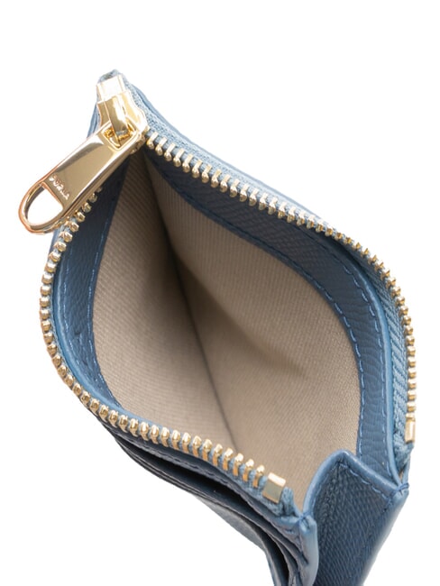 GARDENIA Flaches Kartenetui aus Leder Denim - Brieftaschen Damen